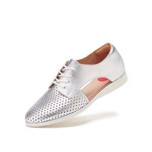 Side Cut Punch Shoe - Silver