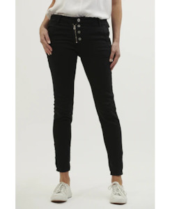 Classic Button Jean / Black