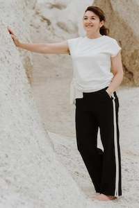 Moke 1: Indiana Wide -Leg Pant / Black