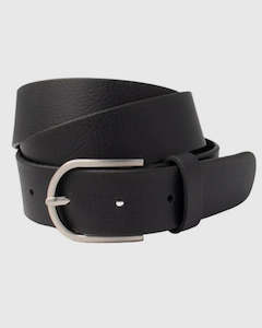 Loop Leather Belts: Maddy Leather Belt / Black