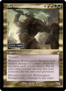 Borborygmos Enraged (Retro) (Serialized) [Ravnica Remastered]