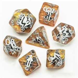 RPG Dice | "Western Desert" | Set of 7