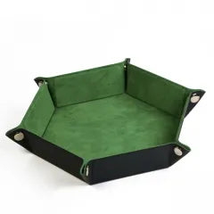 Folding Hexagonal Dice Tray | Grass Green