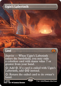 Ugin's Labyrinth (Borderless) [Modern Horizons 3] Foil