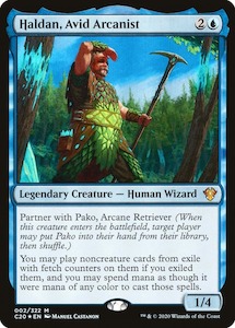 Haldan, Avid Arcanist [Commander 2020] Foil