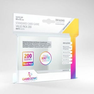 Game: Gamegenic Matte Standard Card Game Sleeve Value Pack 200