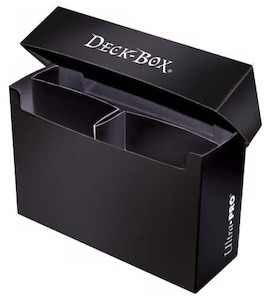 Game: Ultra PRO: Deck Box - Oversized 3-Compartment (Black)