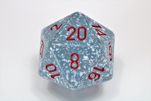 Chessex | d20 Large 34mm | Speckled | Air