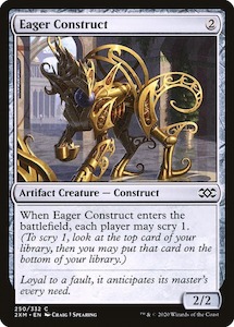 Eager Construct [Double Masters] Foil