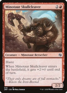 Game: Minotaur Skullcleaver [Jumpstart]