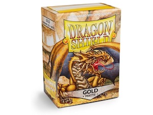 Dragon Shield Matte Sleeves | Standard Size | 100ct Gold