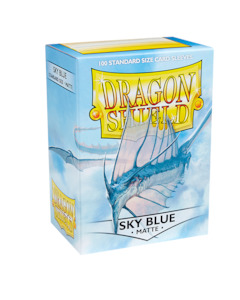 Dragon Shield Matte Sleeves | Standard Size | 100ct Sky Blue