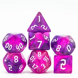 RPG Dice | "Arcane Thorns" | Set of 7