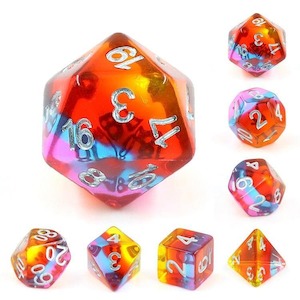 Game: RPG Dice | "Margaritaville" | Set of 7