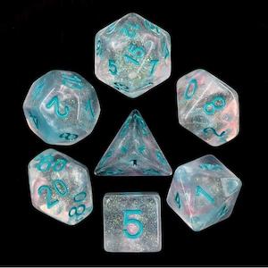 RPG Dice - "Winds of Winter" - Set of 7