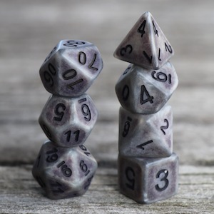 RPG Dice | "Ancient Armor" | Set of 7