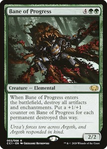 Bane of Progress [Commander Collection: Green] Foil