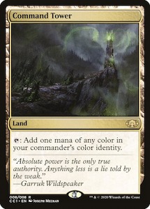 Command Tower [Commander Collection: Green] Foil