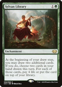 Sylvan Library [Commander Collection: Green] Foil