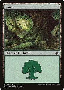 Forest (31) (Garruk vs. Liliana) [Duel Decks Anthology]