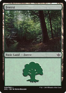 Forest (30) (Garruk vs. Liliana) [Duel Decks Anthology]