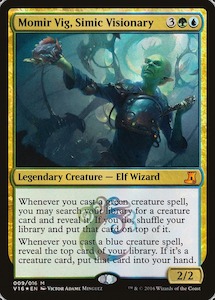 Game: Momir Vig, Simic Visionary [From the Vault: Lore]