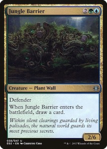 Game: Jungle Barrier [Explorers of Ixalan]