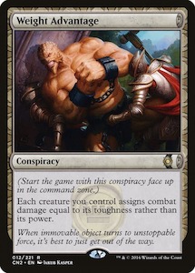 Weight Advantage [Conspiracy: Take the Crown] Foil