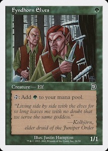 Game: Fyndhorn Elves [Deckmasters]