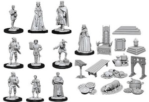 WizKids Unpainted Minis - Castle: Royal Court