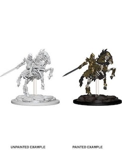 Game: Pathfinder Deep Cuts Unpainted Miniatures Skeleton Knight on Horse