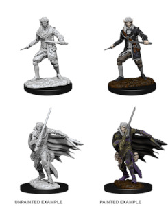 Pathfinder Deep Cuts Unpainted Miniatures Male Elf Rogue