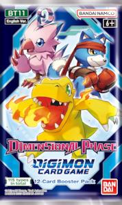 Digimon Card Game | Dimensional Phase BT11 | Booster Pack