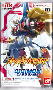 Digimon Card Game Series 10 Xros Encounter BT10 Booster Pack