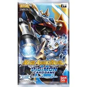 Digimon Card Game Series 08 New Awakening BT08 Booster Pack