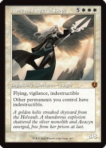 Game: Avacyn, Angel of Hope (Retro Frame) (-477) [Innistrad Remastered]