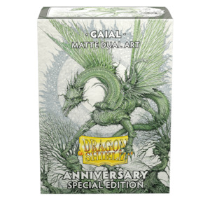 Dragon Shield | Standard Size Sleeves | 100ct | Special Anniversary: Gaial (Art Dual Matte)