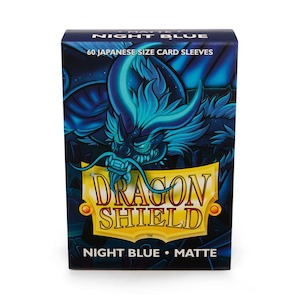 Dragon Shield | Japanese Size Sleeves | 60ct | Night Blue (Matte)