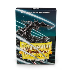 Dragon Shield | Japanese Size Sleeves | 60ct | Jet (Matte)