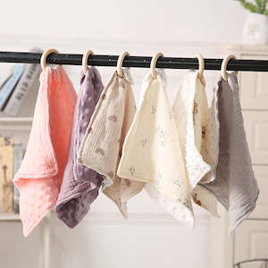 Baby wear: Pure Cotton Cuddly with Minky and Teether.