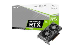 PNY GeForce RTX 3050 6GB VERTO Dual Fan Graphics Card