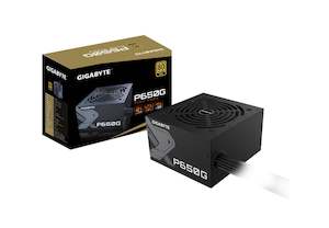 Power Supply: Gigabyte P650G 650W Power Supply 80 Plus Gold - 5 Years Warranty