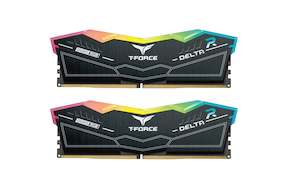 TeamGroup T-Force Delta RGB 32GB DDR5 6000Mhz CL38 Desktop Memory AMD EXPO - Black