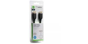 Adaptes: Belkin 2M 4K High Speed HDMI Cable - Gold Plated