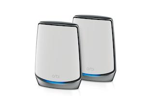 NETGEAR Orbi RBK852 Whole Home Tri-band AX6000 Mesh WiFi 6 System - 2 Pack