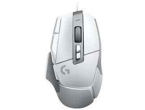 Gaming Mice: Logitech G502X Wired Gaming Mouse - White