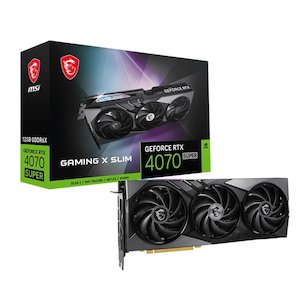 Graphics Cards: MSI NVIDIA GeForce RTX 4070 SUPER GAMING X SLIM OC Graphics Card