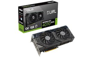 ASUS Dual NVIDIA GeForce RTX 4070 Super OC EVO 12GB Graphics Card