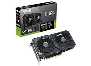 ASUS DUAL NVIDIA GeForce RTX 4060 Ti OC 8GB GDDR6 Graphics Card