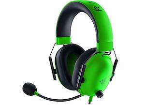 Gaming Headsets: Razer BlackShark X v2 Wired Gaming Headset - Green